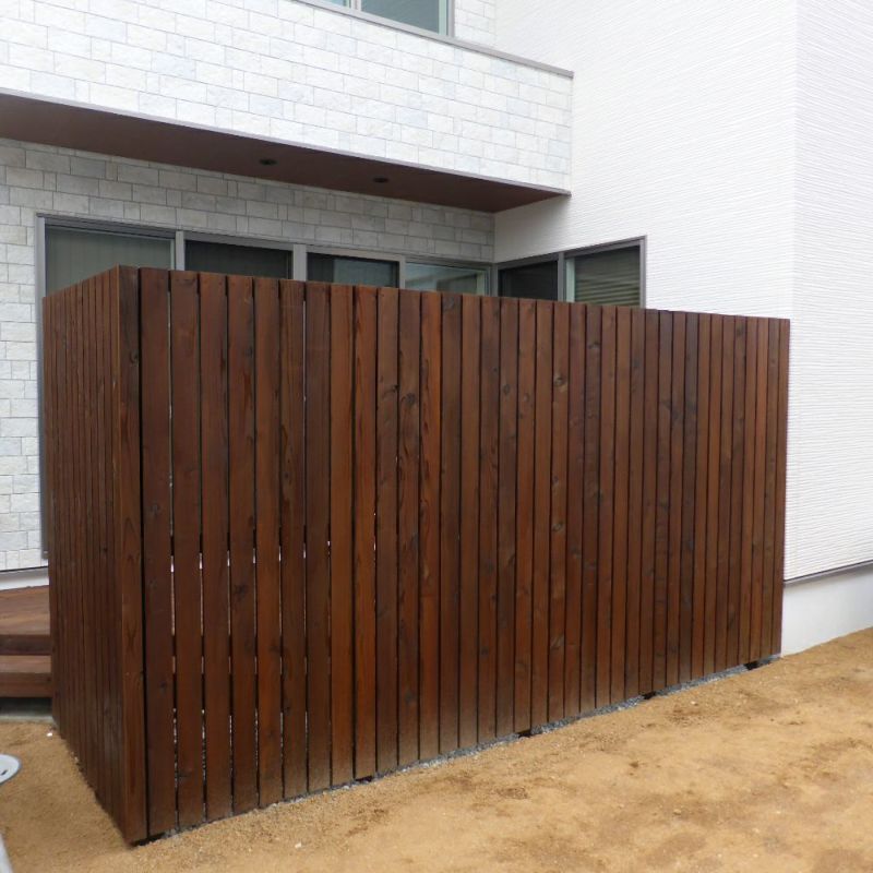 40×55角】アルミ支柱材 t1.5㎜ L=～3000㎜ | ウッドデッキ材