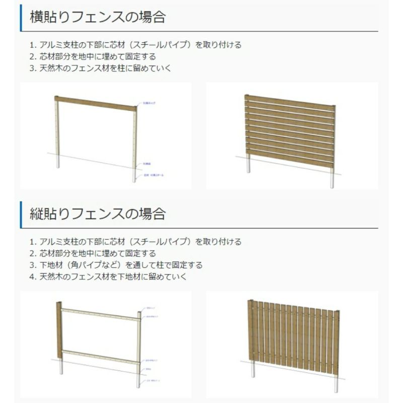 75角アルミ柱材 ｔ1.5㎜ L=～4000㎜ | ウッドデッキ材通販サイトmock re: