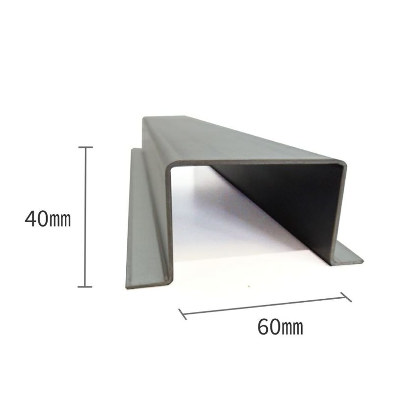 鋼製ハット根太 L=2000 40×60(90) t1.6 材質:ZAM 鋼製ハット根太 L=2000 40×60(90) t1.6 材質:ZAM